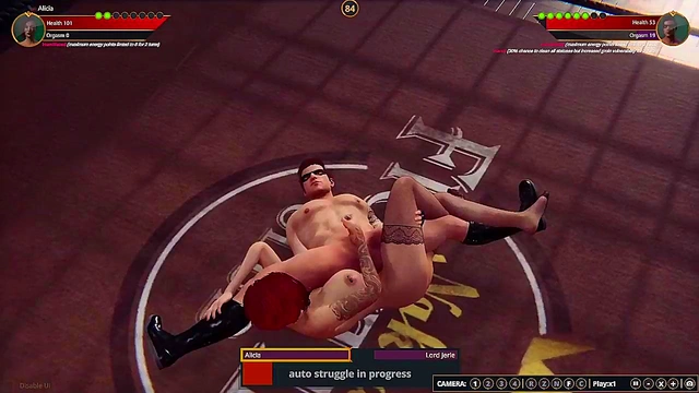 Alicia VS Lord Jerle (Naked Fighter 3D)