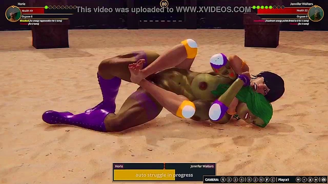 Horie VS Jennifer Walters (Naked Fighter 3D)