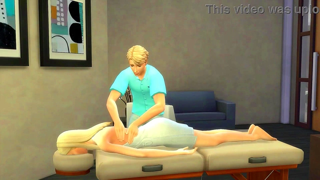 Extra Special Massage For Hot Blonde Client - sims 4 - 3D animation