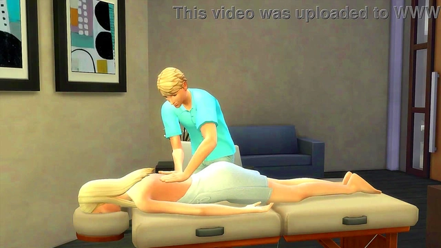 Extra Special Massage For Hot Blonde Client - sims 4 - 3D animation