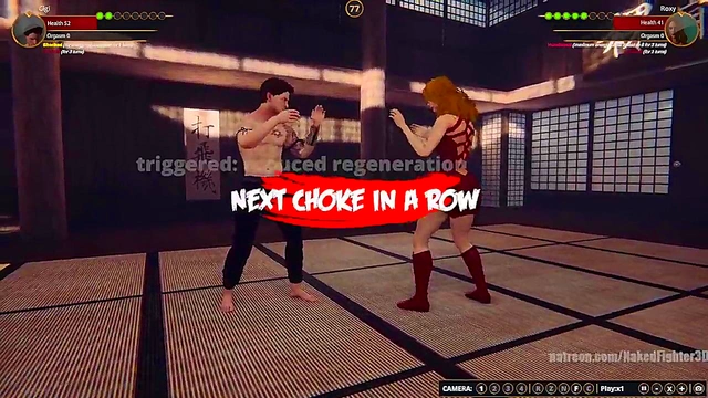 Gigi VS Roxy (Naked Fighter 3D)