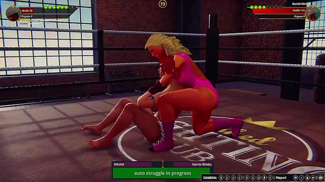Bruna VS Bambi Bimbo (Naked Fighter 3D)