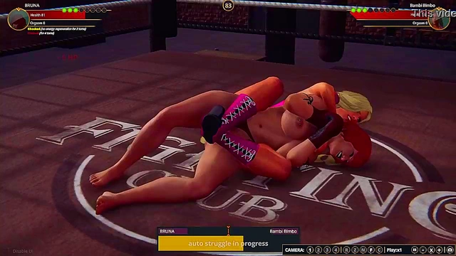 Bruna VS Bambi Bimbo (Naked Fighter 3D)
