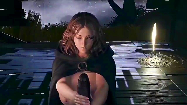 This little witch gives travelers an exciting moment (3D animation)