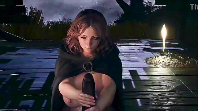 This little witch gives travelers an exciting moment (3D animation)