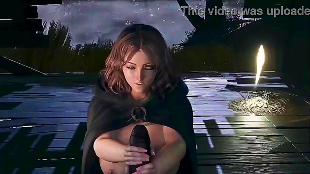 This little witch gives travelers an exciting moment (3D animation)