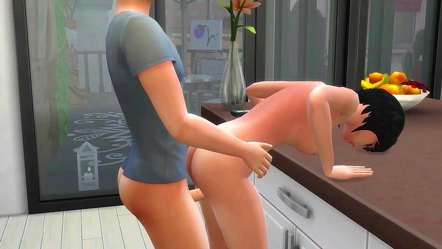 Horny Girlfriend Gets Fucked After Lunch - sims 4 - 3D animation
