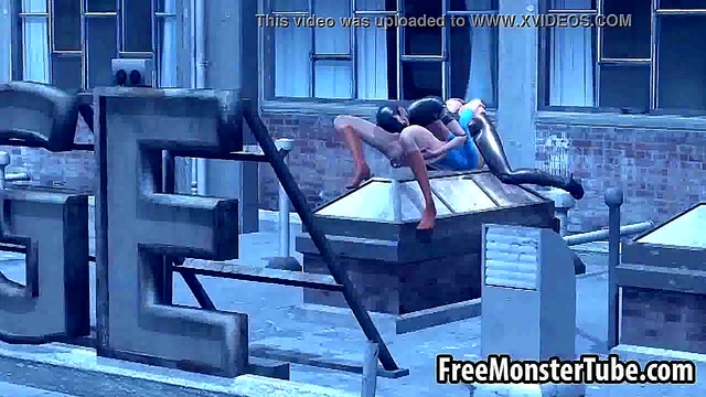 3D Supergirl getting her pussy licked by Catwoman