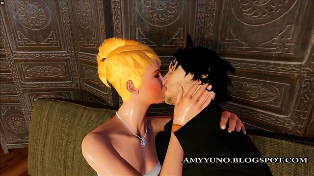 TIGHT 3D Blonde Teen With Small Tits Gets Ass Pounded!