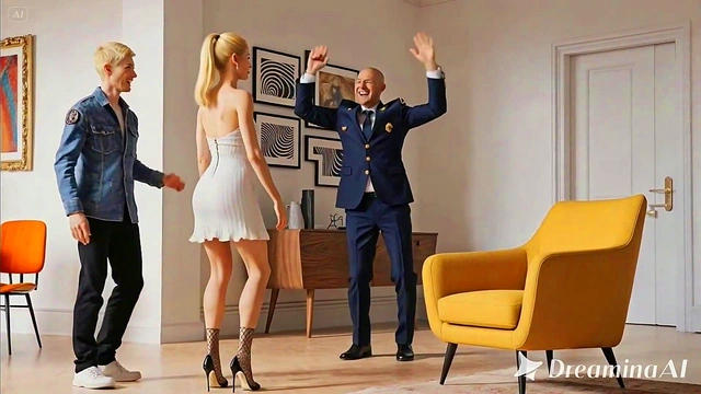 Maya uses her charm AI generated beginning of previous 3d animation