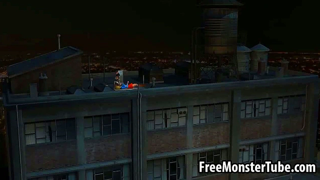 Two sexy 3D cartoon super hero babes dyke it outomanandsoopergirl1-high 2