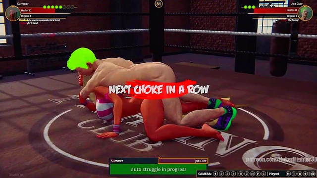 Summer VS Joe Curr (Naked Fighter 3D)