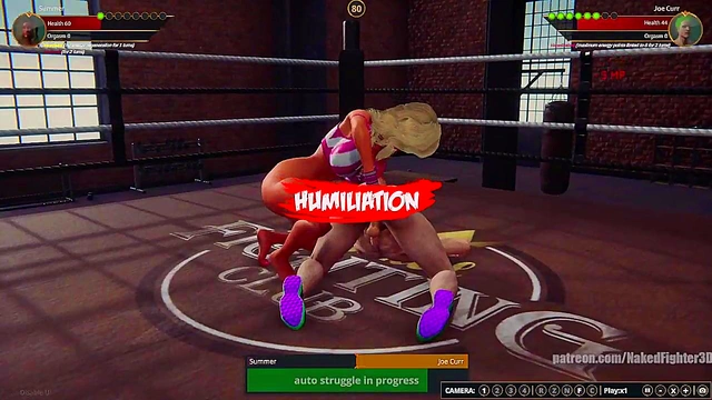 Summer VS Joe Curr (Naked Fighter 3D)