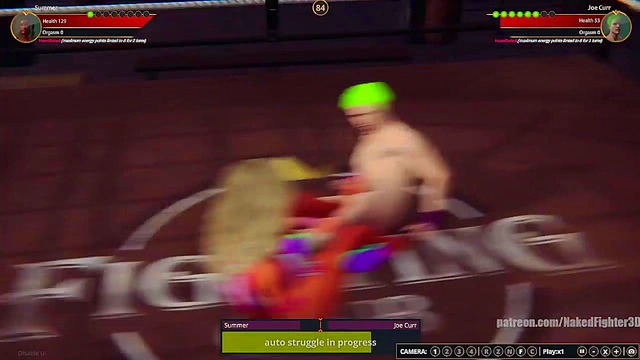 Summer VS Joe Curr (Naked Fighter 3D)