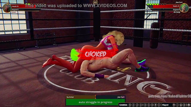 Summer VS Joe Curr (Naked Fighter 3D)