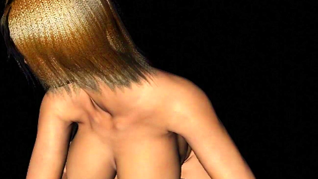 Sexy Girl Rides Guy 3d Animation