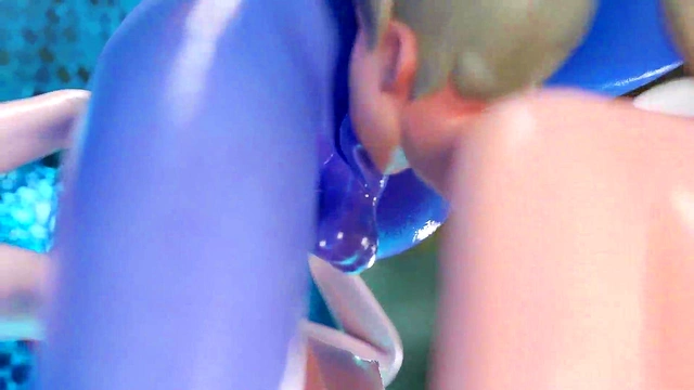 Cheerful meeting of three girlfriends - Futanari threesome animation hot sex, horny futa