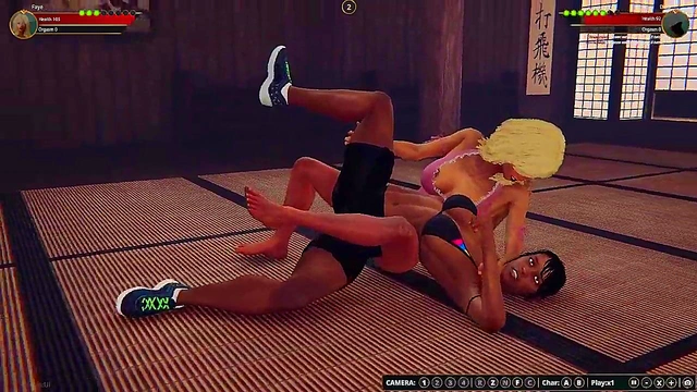 Faye vs. Dela (Naked Fighter 3D)