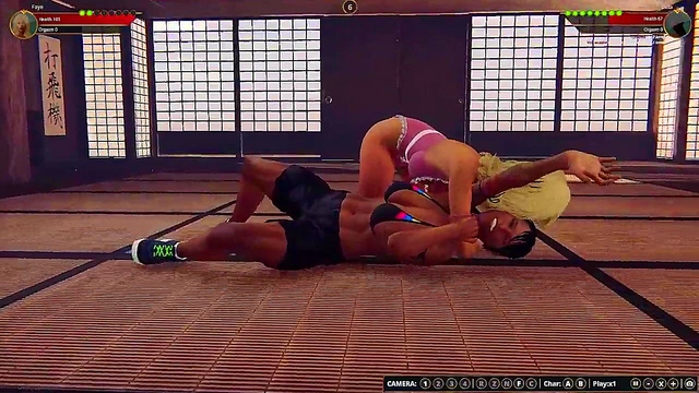 Faye vs. Dela (Naked Fighter 3D)