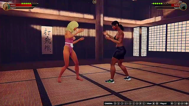 Faye vs. Dela (Naked Fighter 3D)