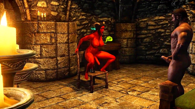 [Futa X Dildo] Futanari Succubus Cums While Riding Dildo