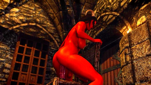 [Futa X Dildo] Futanari Succubus Cums While Riding Dildo