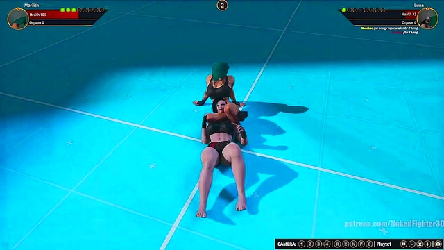 Marilith VS Luna (Naked Fighter 3D)