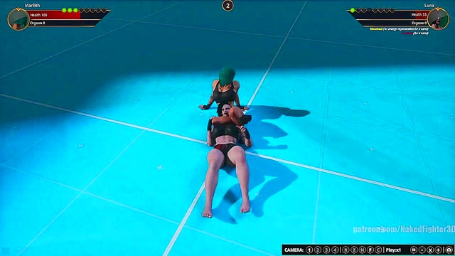 Marilith VS Luna (Naked Fighter 3D)