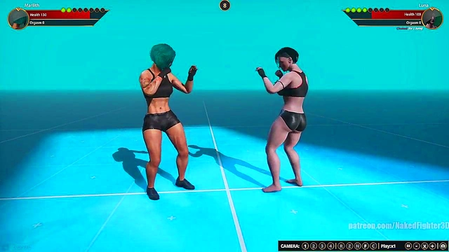 Marilith VS Luna (Naked Fighter 3D)