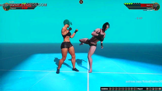 Marilith VS Luna (Naked Fighter 3D)