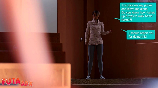 Futa3DX - Mistress Teacher User Her Skills To Fuck Cute Futa Blonde