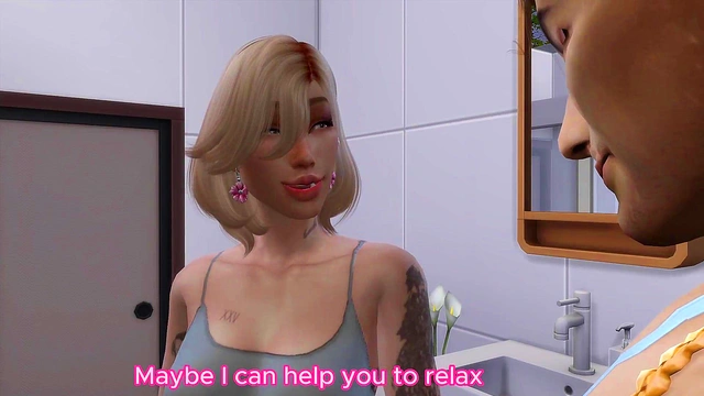 Blonde get fucked at home 3d animation sims 4