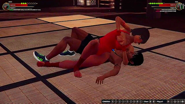 Dela vs JOSIE (Naked Fighter 3D)