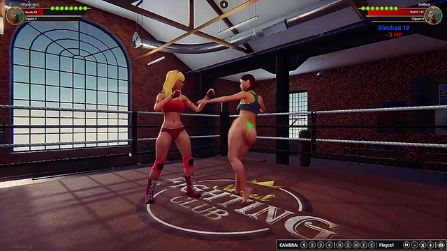 Tiffany Hanz VS Stephany (Naked Fighter 3D)