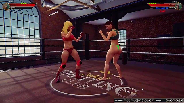 Tiffany Hanz VS Stephany (Naked Fighter 3D)