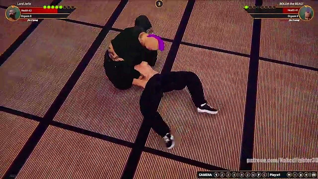 Lord Jerle VS BOLDA the BEAST (Naked Fighter 3D)