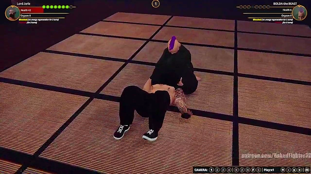Lord Jerle VS BOLDA the BEAST (Naked Fighter 3D)