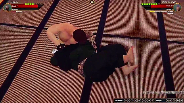 Lord Jerle VS BOLDA the BEAST (Naked Fighter 3D)