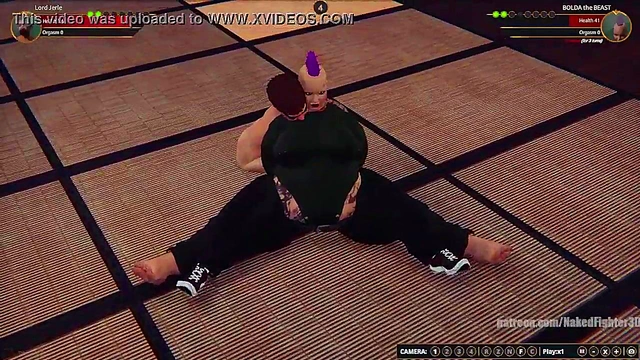 Lord Jerle VS BOLDA the BEAST (Naked Fighter 3D)
