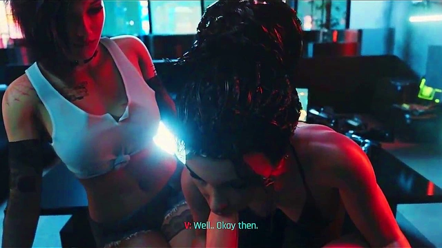 CYBERFUCK 2077 ( Judy , Panam and V FUTA )