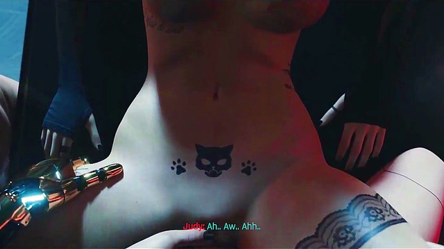 CYBERFUCK 2077 ( Judy , Panam and V FUTA )