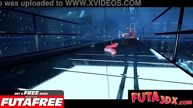 Futa3DX - Busty Big Dicked Blonde Futa Both Fucks Gets Fucked By Alien Dildo