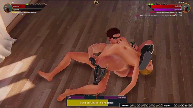 Lyra VS Lord Jerle (Naked Fighter 3D)