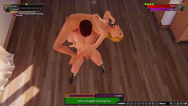 Lyra VS Lord Jerle (Naked Fighter 3D)