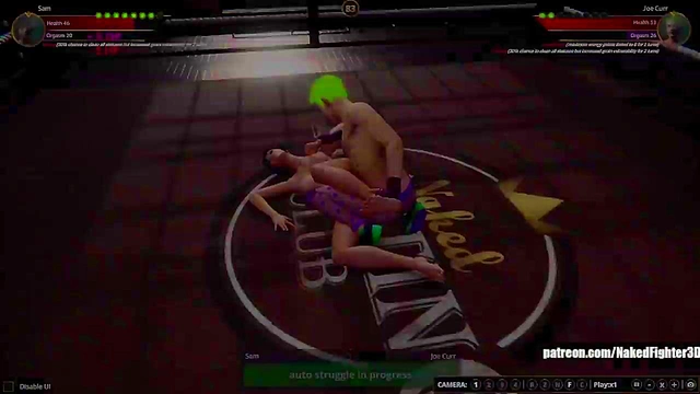 Sam VS Joe Curr (Naked Fighter 3D)