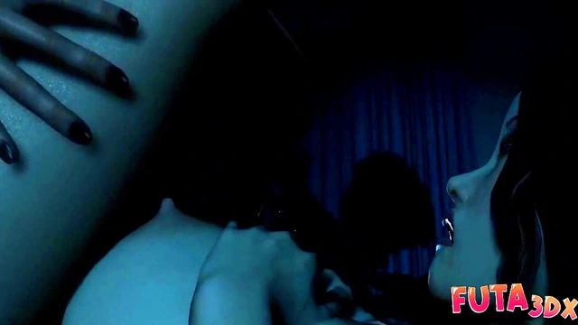 Futa3d X - BIG TITTIED FUTA Babe Shoves Her Huge Cock In Her Girlfriend