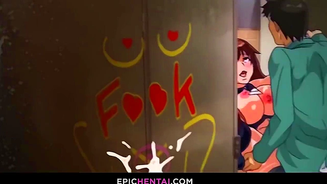 Hentai porn - Reika Shichijou is a true cum dumpster