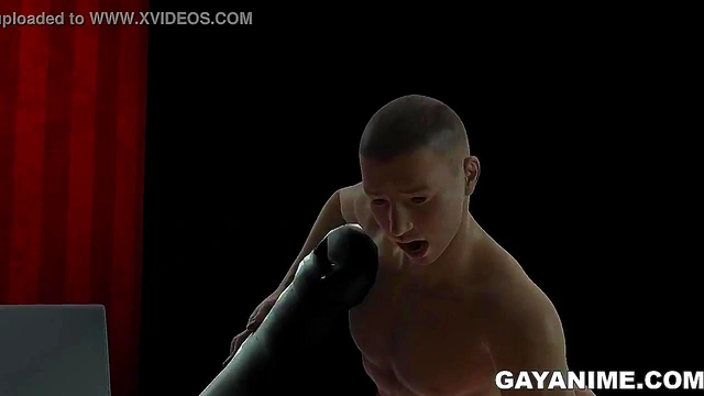 Mini 3d man fucked by clown