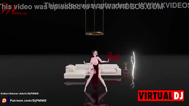 Cute FUTA Rachel dancing to POP Blender MMD 1565 (By DJ Riko! Janvier 2024)