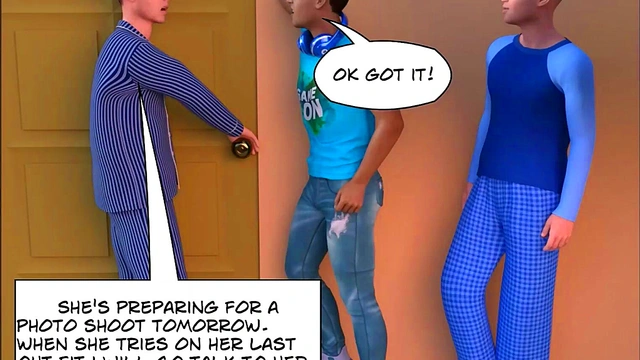 step Mom Fucks Best Friends In HOT Threesome Part 2 (3D Comic)